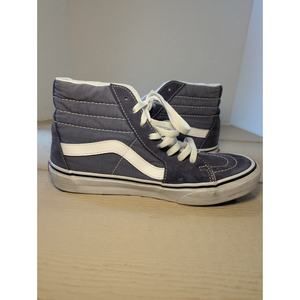 Vans Unisex Sk8- Hi High Top Lace Up Sneaker Blue White Mens 7.5 Womens 9.0